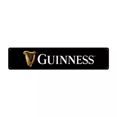GUINNESS Straßenschild - Guinness Harfe